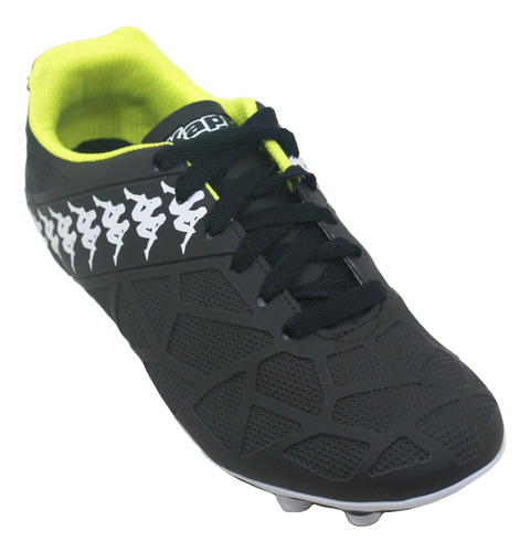 Botin Kappa Victory Fijo Negro/amarillo Hombre Deporfan 