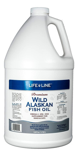 Life Line Pet Nutrition Wild Alaskan Fish Oil Omega-3 Supple