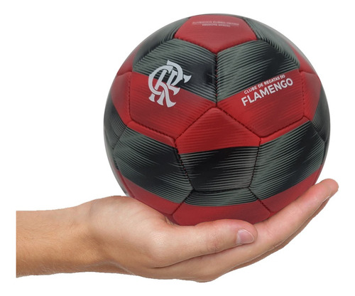 Mini Bola Oficial Flamengo Vermelha Futebol Crf-mini-10