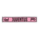 Juventus Bufanda Rosada C/ Logo Y Estampado