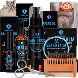 Kit De Aseo Para La Barba, Con Aceite, Suero De Crecimiento,