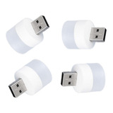 4 Mini Focos Luz Led Usb De Noche Para Computadora 