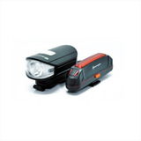 Kit Luz Delantera Led Braviga 350 Lumens + Trasera Led Usb