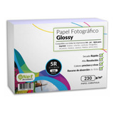 Papel Fotográfico Glossy 13x18 5r 230gr Pack 100 Hojas