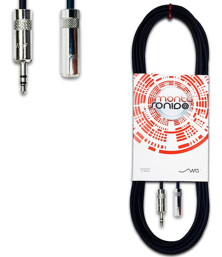 Cable Alargue Auricular Stereo Miniplug 1 Mt Mscables