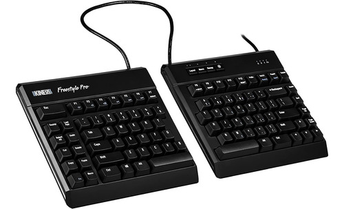 Teclado Mecanico Dividido, Ergonomico Para Pc | Negro