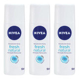 Nivea Deso Spray Fresh Natural 90ml- Kit C/ 03 Und