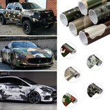 Vinil Wrap Automotriz Camuflaje Militar Antiburbuja 1.52x1m