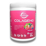 Colágeno Hidrolizado Puro + Ácido Hialurónico, Biotina Sabor Frutos Rojos