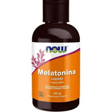 Melatonina Liquida 59ml 210mcg Original Importada Now Foods
