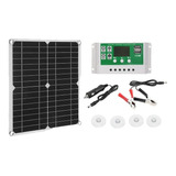 Kit De Panel Solar De 200 W, Cargador De Batería De 50 A Y 1