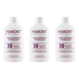 Primont Crema Oxigenada Tintura 30 Volúmenes De 100 Cc X 3 U