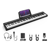 Piano Digital 88 Teclas Teclado Electrónico Con Soporte Alta