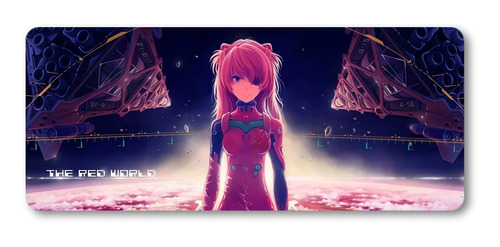 Mousepad Xxl 80x30cm Cod.170 Chica Anime Evangelion Asuka