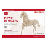 Puzzle De Madera Modelo Caballo 3d