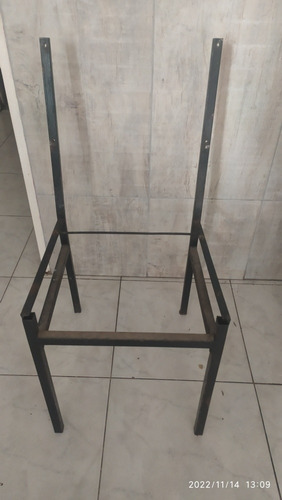 Estructura De Silla  De Hierro Caño Cuadrado 