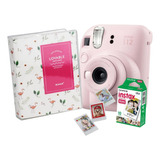 Câmera Instax Mini 12 Rosa Com Álbum Fotos E Filme 10 Poses