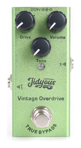 Jidyous Vintage Overdrive Mini Pedales Para Efectos Guitarra