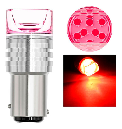 2 Bombillos Led Stop 1034/1157 Doble Contacto Rojo Flash 12v