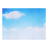 Foto Telón De Fondo Transparente Cielo Azul Nubes Blancas Pa