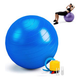 Bola Pilates Yoga Funcional Gym 65cm + Bomba De Ar 300kg