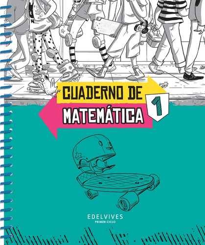 Cuaderno De Matematicas 1 - Sobre Ruedas, De Vv. Aa.. Editorial Edelvives, Tapa Blanda En Español, 2019