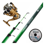 Combo Pesca Pejerrey Caña Surfish Star 4m + Reel Albatros 3r