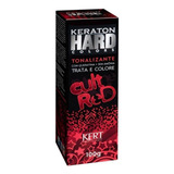 Tonalizante Keraton Hard Colors Sem Amônia Trata E Colore Cult Red 100g  Kert