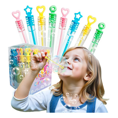 48 Burbujas Gel Tubo Burbujero Color Pastel Fiesta Recuerdo Color Multicolor | MercadoLibre