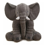 40cm Peluche De Elefante Almohada Super Suave Con Tela Felpa