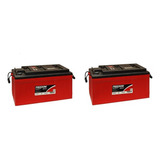 Kit 2 Bateria Estacionaria Freedom Df4001 12v 240ah Painel