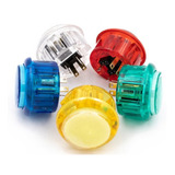 12 Boton Arcade Luminoso Con Led Tipo Sanwa 30 Mm 5v