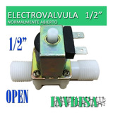 Electrovalvula Normalmente Abierta 1/2 A 12vcd Riego,osmosis