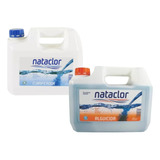 Combo Mantenimiento Nataclor Clarificador + Alguicida X5ltrs