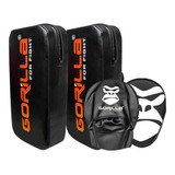 Aparador De Chute + Manopla De Foco Kit Muay Thai - Gorilla