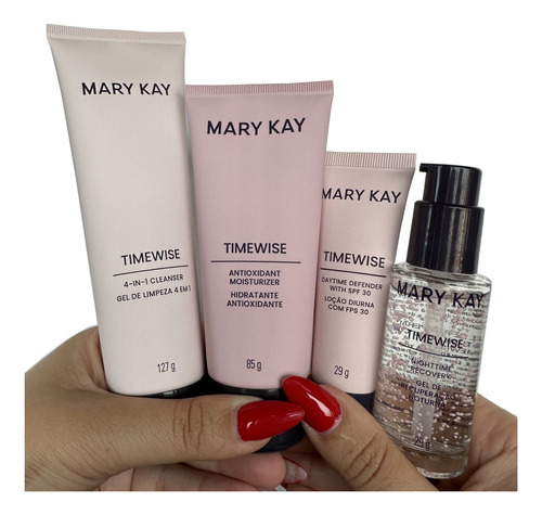 Sistema Completo Antiidade 3d Timewise 3d Novo Mary Kay