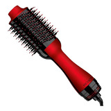 Revlon Cepillo Secador De Pelo Voluminizador Anti Frizz Rojo