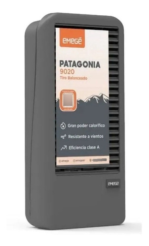 Calefactor Emege Patagonia 9020 Tb 2000 Kcal Tiro Balanceado