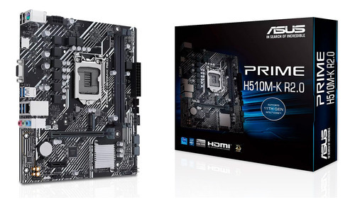 Motherboard Asus Prime H510m-k Lga1200 Intel 10ma 11va M.2