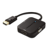 Adaptador Displayport A Hdmi Con Entrada Para Vga Y Dvi