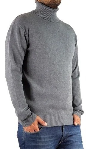 Sweater Tejido Hombre Cuello Subido Beatle.