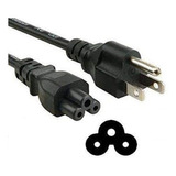 Cable De Poder Corriente Trebol Para Cargador Portatil 1.5m