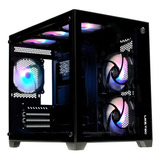 Gabinete Gamer Liketec Kirra Black C/ 4x Fan Cooler Rgb