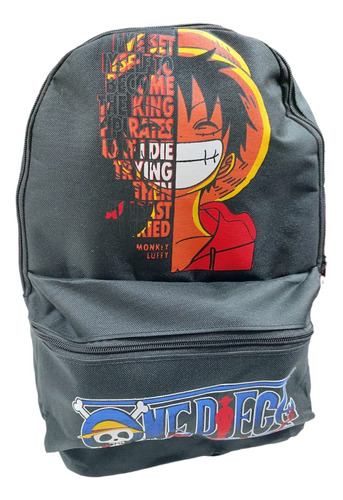 Mochila Monkey D. Luffy One Piece Anime Manga 02 Color