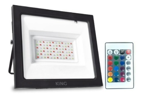 Reflector Led 50w Rgb King Ip65 Colores Y Efectos C/control