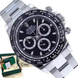 Rolex Daytona Base Eta 2840 Preto Aço 904l Na Caixa