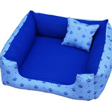 Cama Pra Cachorro Gato Caminha Pet De Cachorro 60x60 Cor Azul Corôa