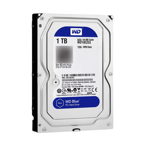 Disco Duro Interno Wd  1tb Sata 6gb/s 7200rpm 3.5  Blue Bulk