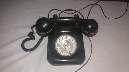 Antiguo Telefono De Baquelita   Pequeño Detalle  