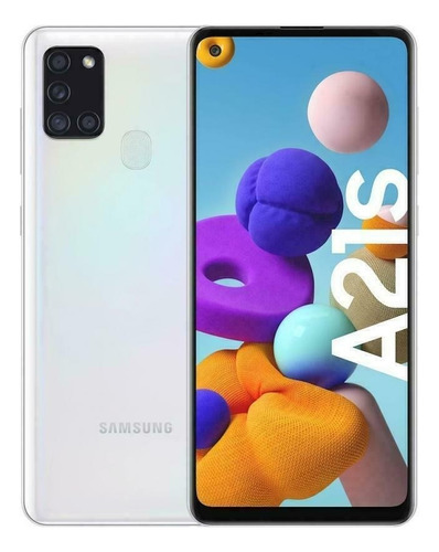 Samsung Galaxy A21s 128gb Color Blanco - Fundas